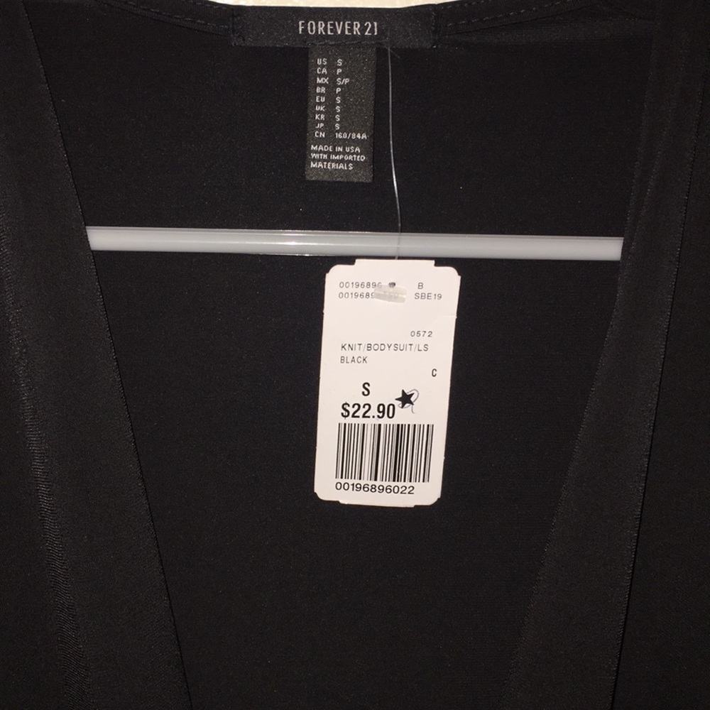 Sexy black forever 21 body suit - Picture 2 of 2